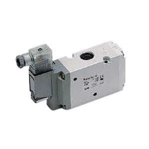 SMC - VP342R-5YD1-02FA ELECTROVÁLVULA DE 5 VÍAS, 24 VCC, ROSCA GAS 1/4