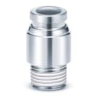 SMC - KQG2S06-01S RACOR INOX. RECTO MACHO CILÍNDRICO Ø6 RC 1/8