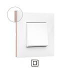 LEGRAND - Placa embellecedora Valena Next de 1 elemento de color blanco/Oro Rosa
