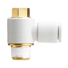 SMC - KQ2V10-02AS KQ2V, RACORDAJE  CONEXIÓN INSTANTÁNEA COLOR BLANCO - CODO ORIENTABLE UNIVERSAL
