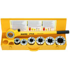 REMS - Set eva terraja profesional rosca manual 1/2-2"
