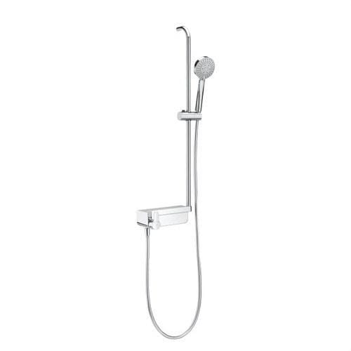 ROCA - Columna mezcladora ducha DECK-m con repisa cromo