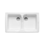 ROCA - FREGADERO GRES 860X500 BEVERLY 85 BLANCO