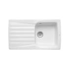 ROCA - Fregadero gres 860x500 BEVERLY 85e blanco