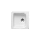 ROCA - Fregadero gres 500x500 BEVERLY 50 blanco