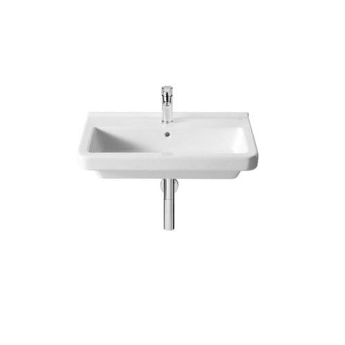 ROCA - Lavabo mural DAMA-N pedestal juego fijación 650 blanco