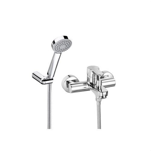 ROCA - Mezclador exterior para baño-ducha L20 con inversor automático con retención cromo