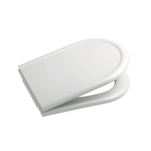 ROCA - Asiento+tapa CIVIC con bisagra caída amortiguado blanco