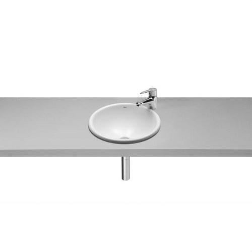 ROCA - Lavabo circular para encimera FORO diámetro 360 blanco