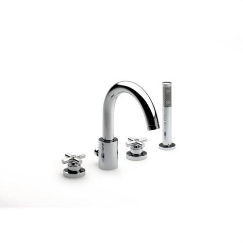 ROCA - Grifería mezclador repisa baño LOFT cromo