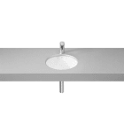 ROCA - Lavabo circular para encimera FORO diámetro 410 blanco