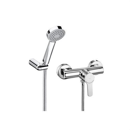 ROCA - Mezclador exterior para ducha L20 con mando STELLA cromo