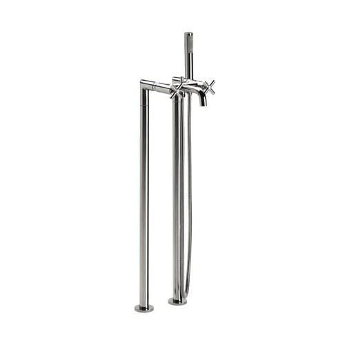 ROCA - Mezclador baño/ducha con columna LOFT cromo