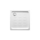 ROCA - Plato ducha EASY-STA 750x750 con desagüe blanco