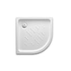 ROCA - Plato ducha EASY-STA angular 750 con desagüe blanco