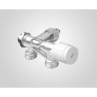 BAXI - Llave monotubo vertical escuadra NT-16 izquierda