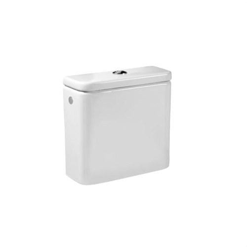 ROCA - Tanque inferior DAMA-N tanque tapa+doBLe pulsador blanco