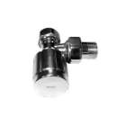 BAXI - Llave cromada monogiro NT 1/2" escuadra 13-15