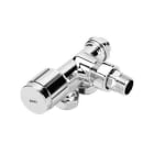 BAXI - Llave cromada monotubo NT-16 vertical izquierda
