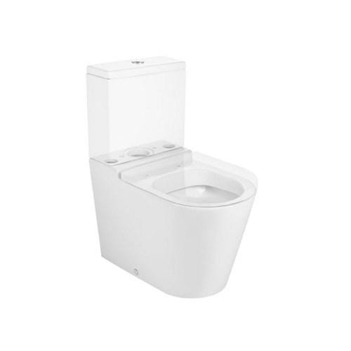 ROCA - Taza para tanque bajo pared INSPIRA redondo blanco