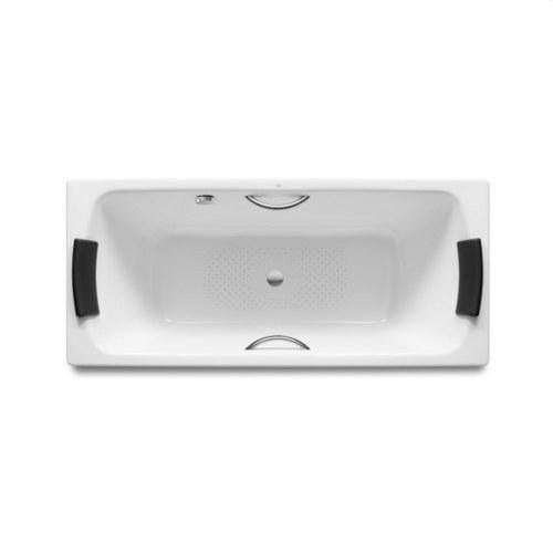 ROCA - Bañera LUN-PLUS 180x80 antideslizante asas blanco