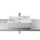 ROCA - Lavabo encimera DIVERTA-600 esmaltado 4 caras blanco