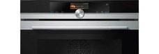 SIEMENS-LB - Horno compacto 100% vapor iQ700 CS636GBS2 cristal negro con acero inoxidable clase energética A+