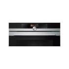SIEMENS-LB - Horno compacto 100% vapor iQ700 CS636GBS2 cristal negro con acero inoxidable clase energética A+
