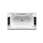 ROCA - Bañera BECOOL sin masaje 180x90 cromo blanco