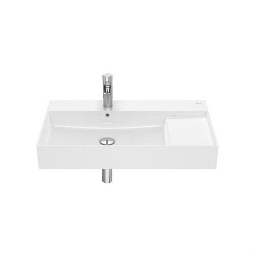 ROCA - Lavabo INSPIRA con juego fijación 800x490 blanco