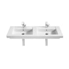 ROCA - Lavabo doble PRISMA mural sobreMueble 1200 blanco