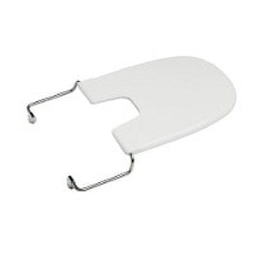 ROCA - Tapa lacada con bisagra inoxidable blanco