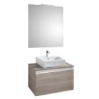 ROCA - Conjunto mueble HEIMA LED espejo 800 fresno
