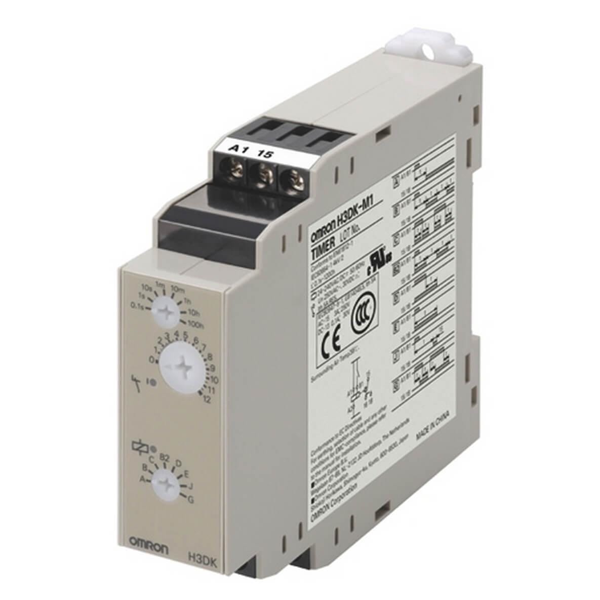 OMRON - Temporizador 22.5mm DIN multifunción SPDT