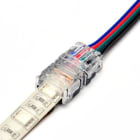 ILUTREK - Conector salida cable IP63 RGB 10mm para tira led
