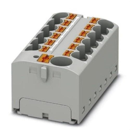 PHOENIX CONTACT - Bloque para distribución PTFIX 10/12X4 GY tensión nominal 450V 32A conexión push-in gris
