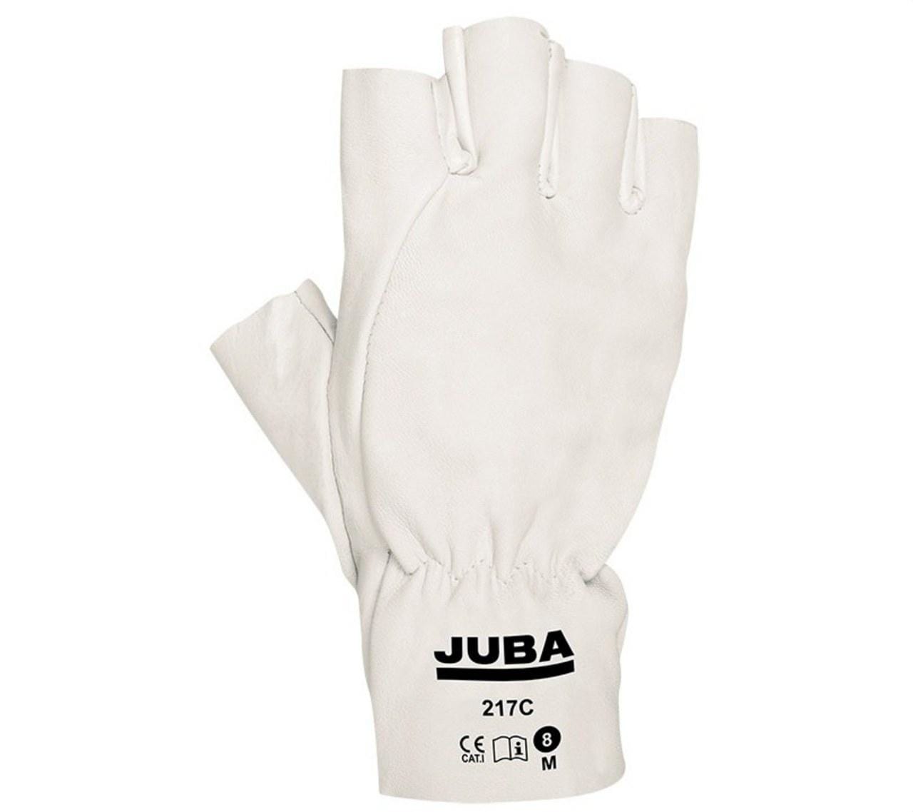 JUBA - Guante miton cuero flor cabra talla 9 natural