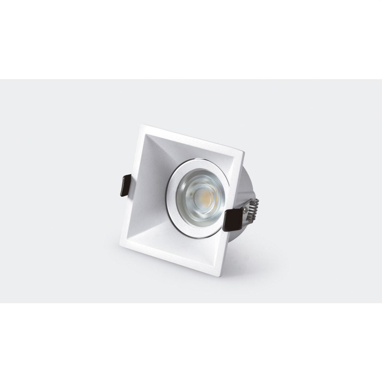 ILUTREK - EMPOTRABLE CUADRADO BASCULANTE BLANCO
