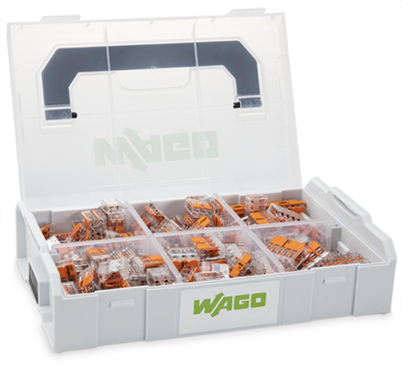 WAGO - Caja borne 221-412 (75u) 221-413 (50u) 221-415 (25u) 221-612 (40u) 221-613 (30u) y 221-615 (15u)