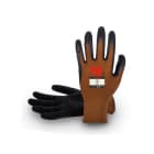 TB - GUANTE NYLON SIN COSTURAS RECUBRIMIENTO LATEX GALGA 13 Talla 9