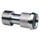 GIACOMINI - Racor telescópico cónico R173 1/2" latón cromado