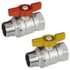 GIACOMINI - Válvula esfera R254D 3/4" M - H roja