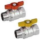 GIACOMINI - Válvula esfera R254D 1" M - H roja
