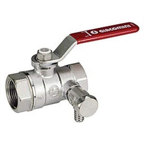 GIACOMINI - Válvula esfera R250DS 1/2" grifo descarga