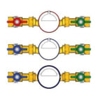 GIACOMINI - Conjunto contador agua fría sanitaria GE550 - GE550-1 30° 3/4"