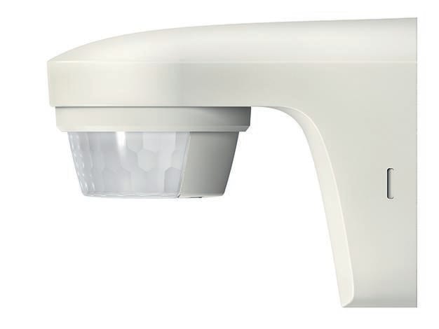 THEBEN - Detector de movimiento para montaje en pared, control de luz, 180°, máx. 12 m, blanco, IP 55