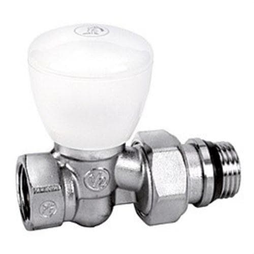 GIACOMINI - Válvula recta R6TG 3/8"x3/8" cromada