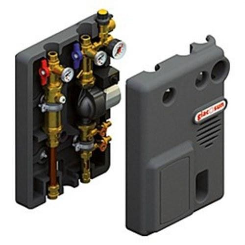 GIACOMINI - Grupo hidráulico R586S para instalación solar 2 columnas 3/4"