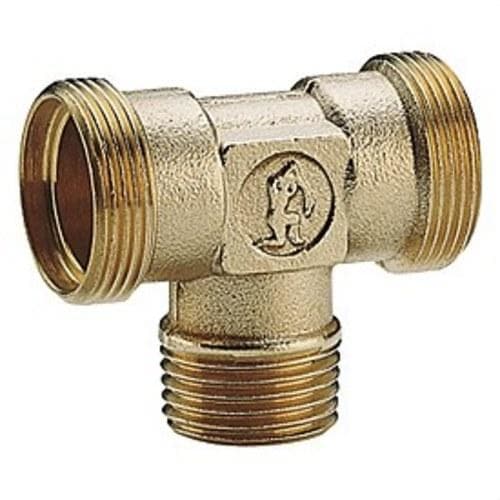 GIACOMINI - Te rosca M conexión central R568R 28X1"x28 para adaptador tubo cobre / plástico / multicapa