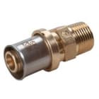 GIACOMINI - Racor recto RM107 M 1"x26mm latón